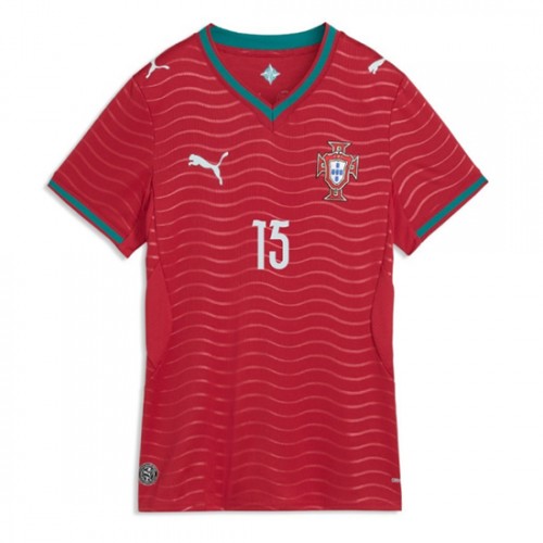 Portugal Joao Neves #15 Hemmatröja Dam VM 2026 Kortärmad